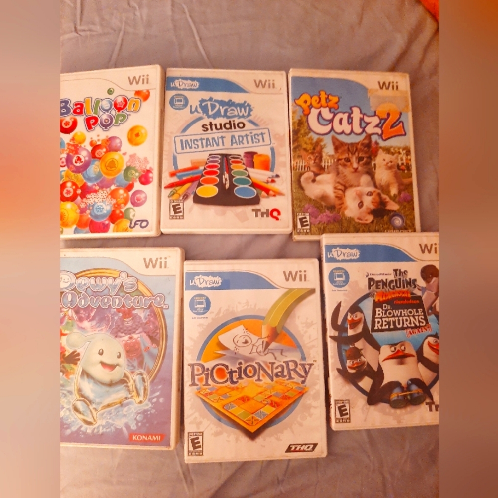 Wii Video Game Collection From 2006 - Multicolor